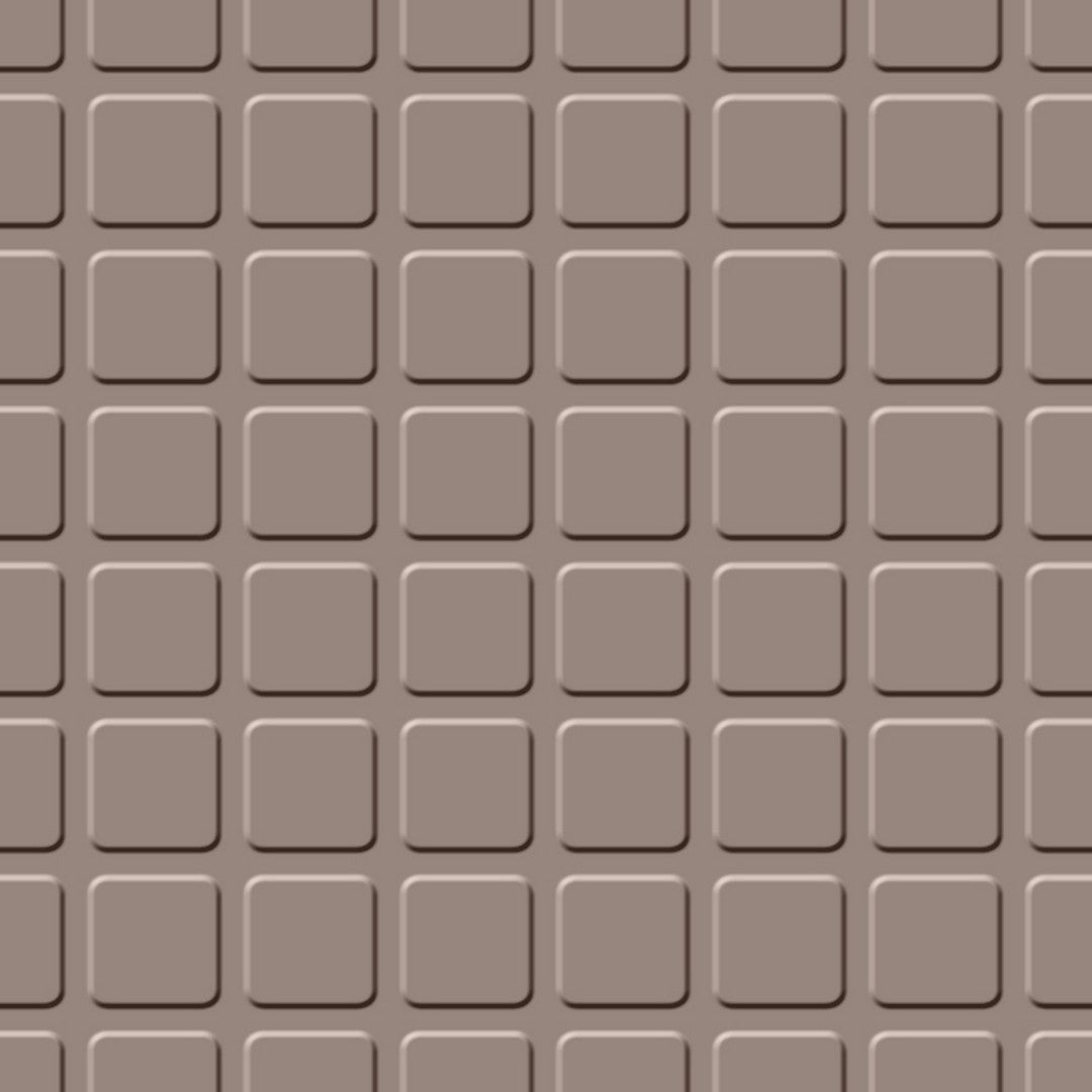 Flexco Flextones Square2 18" x 18" Rubber Tile