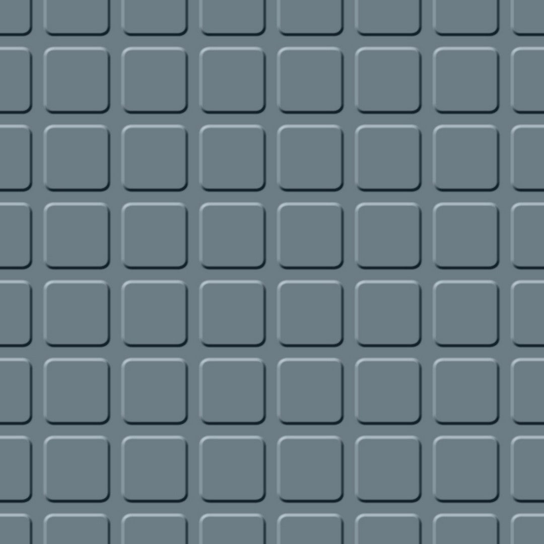 Flexco Flextones Square2 18" x 18" Rubber Tile