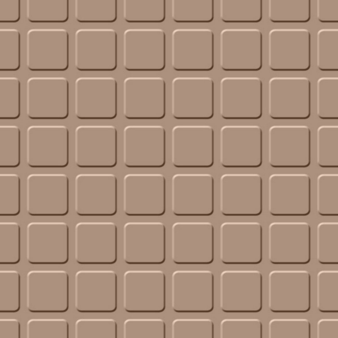Flexco Flextones Square2 18" x 18" Rubber Tile