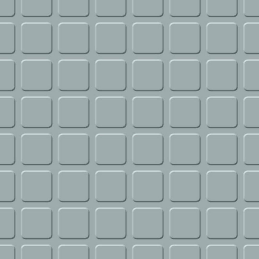 Flexco Flextones Square2 18" x 18" Rubber Tile