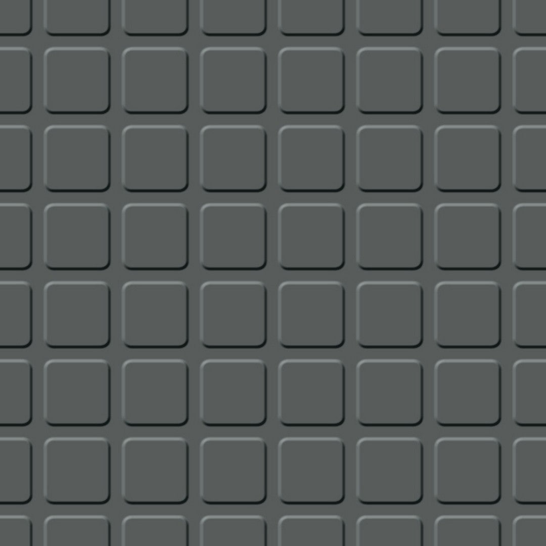 Flexco Flextones Square2 18" x 18" Rubber Tile