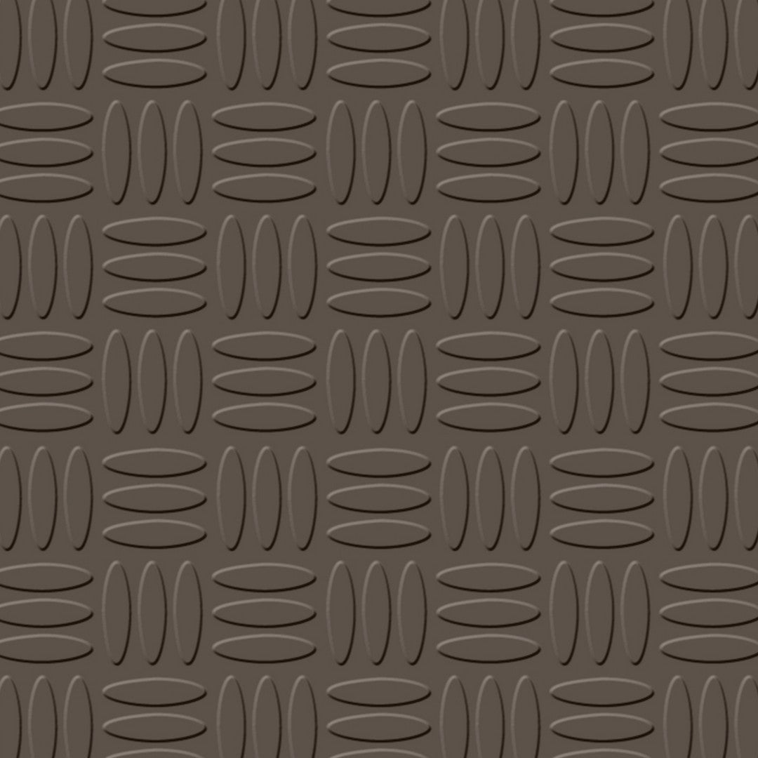 Flexco Flextones Weave 18" x 18" Rubber Tile
