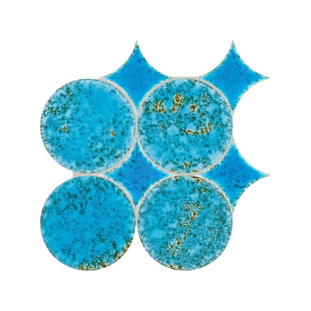 Daltile-Fyre-5-x-6-Glossy-Ceramic-Spike-Circle-Wall-Tile-Aquamarine-Blue