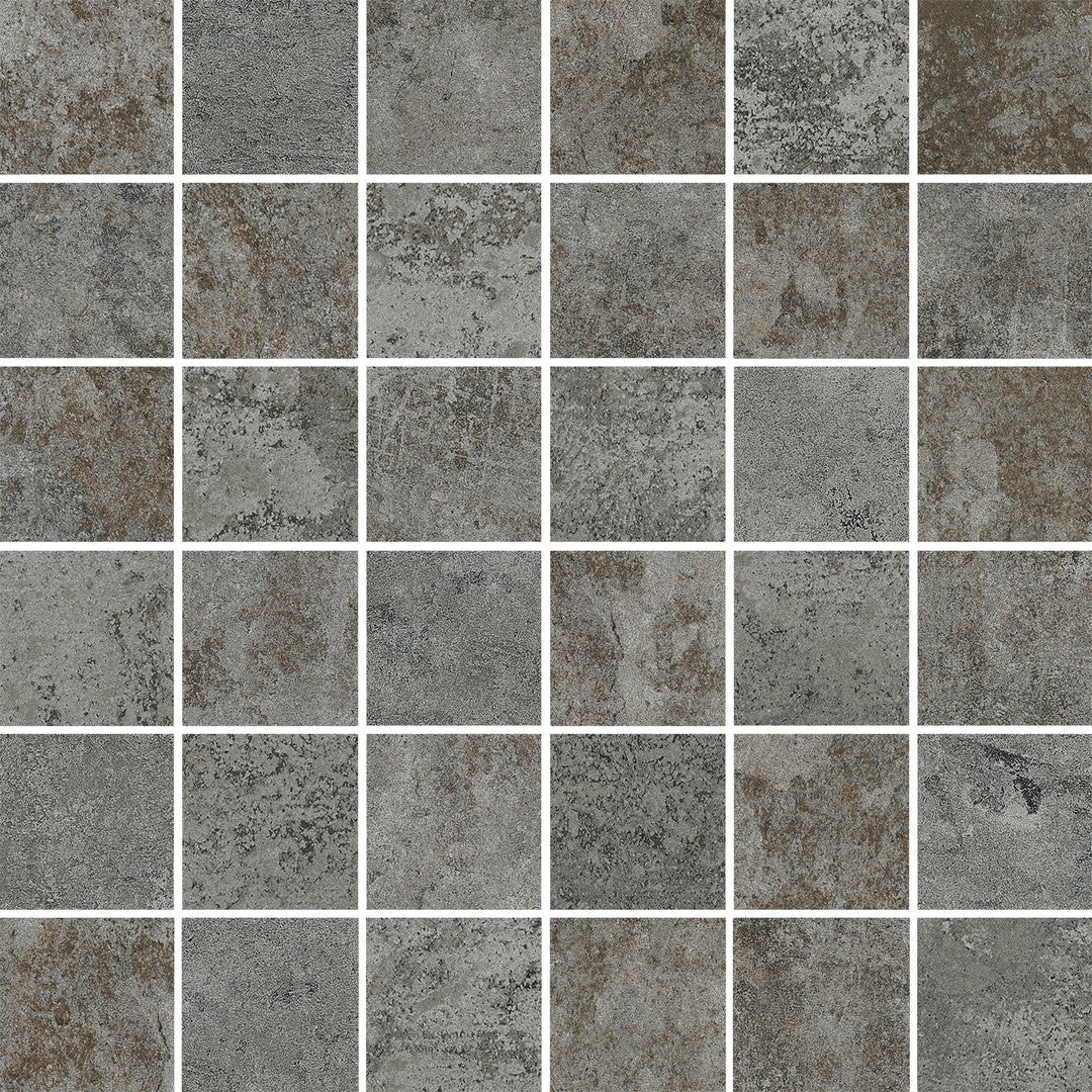 Happy Floors French Qaurter 12" x 12" Natural Porcelain 2" Mosaic