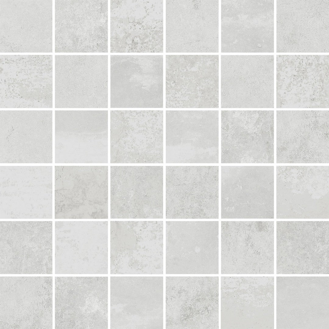 Happy Floors French Qaurter 12" x 12" Natural Porcelain 2" Mosaic