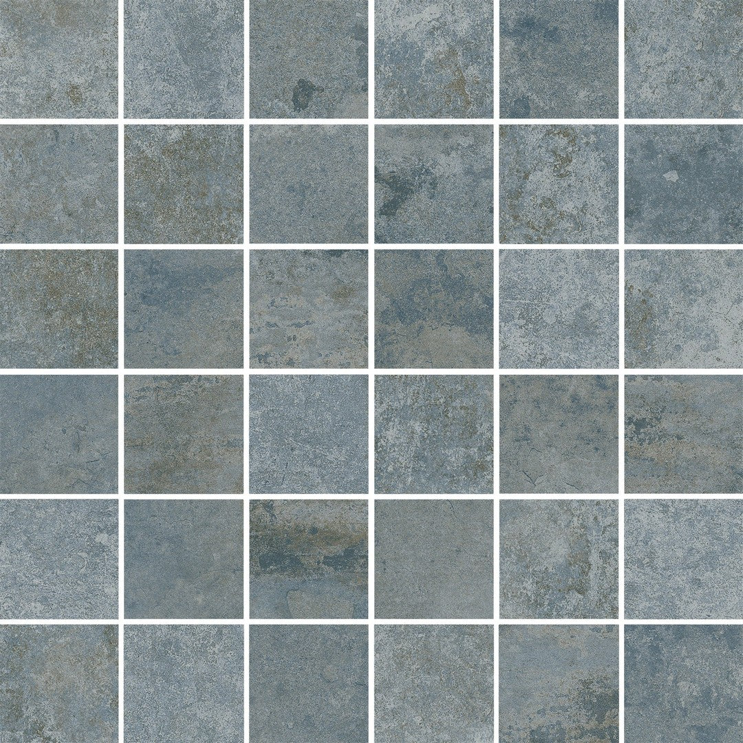 Happy Floors French Qaurter 12" x 12" Natural Porcelain 2" Mosaic