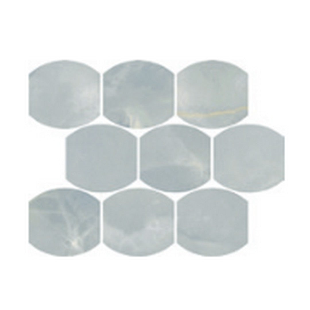 Del Conca USA Lucent 12" x 12" Rectified Porcelain Leaves Mosaic
