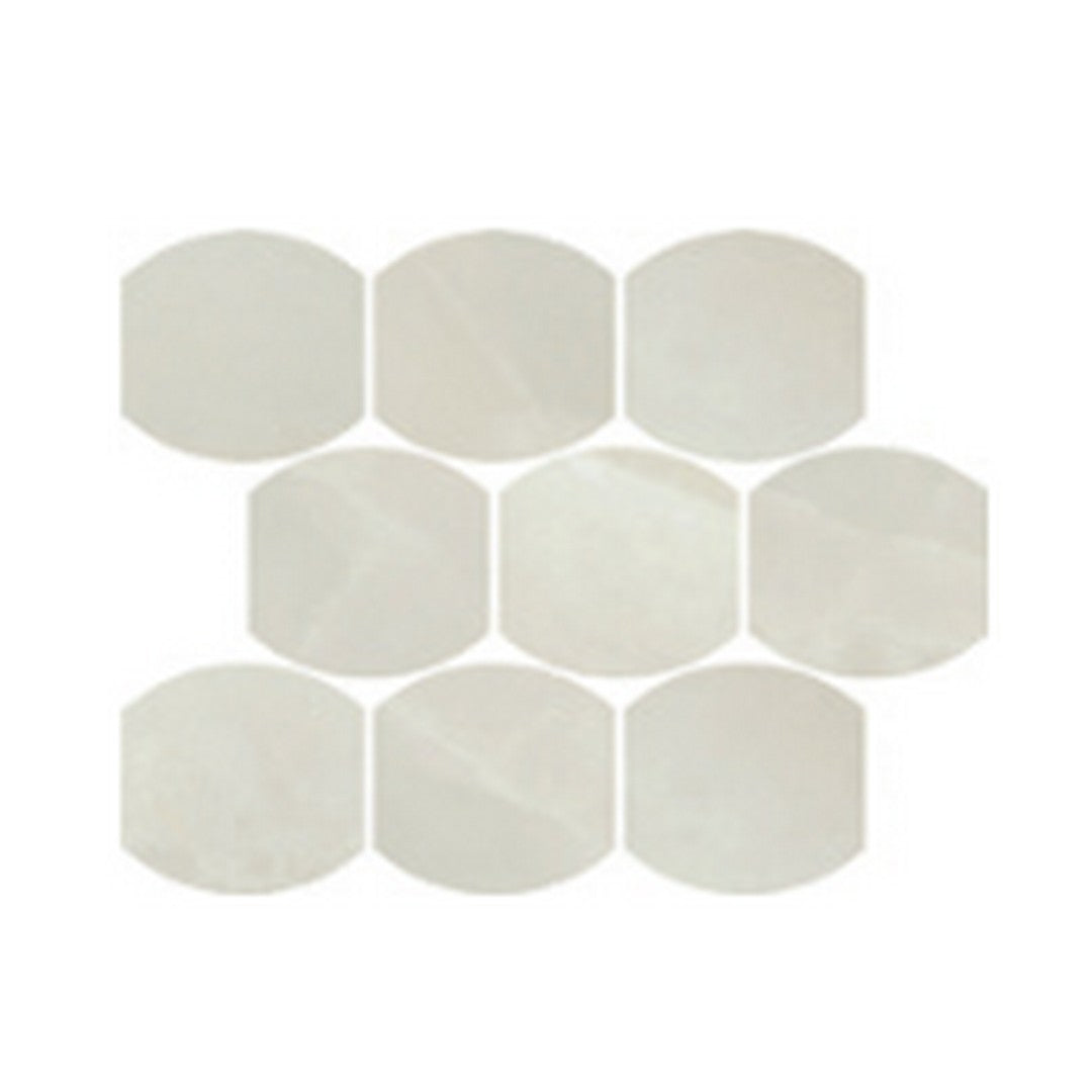 Del Conca USA Lucent 12" x 12" Rectified Porcelain Leaves Mosaic