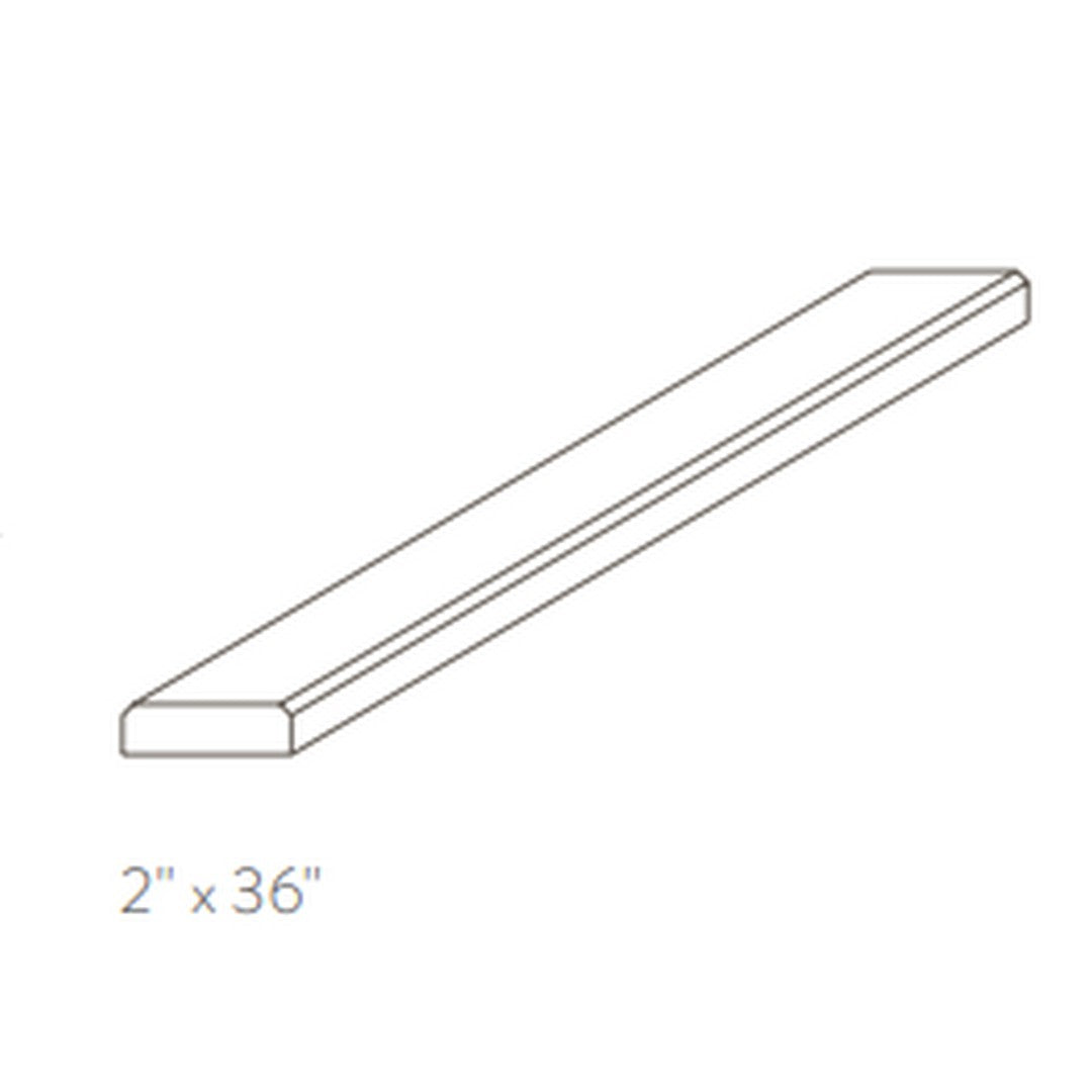 American Olean Stone Source Thresholds 2" x 36" Double Bevel Polished Natural Stone Tile 10mm