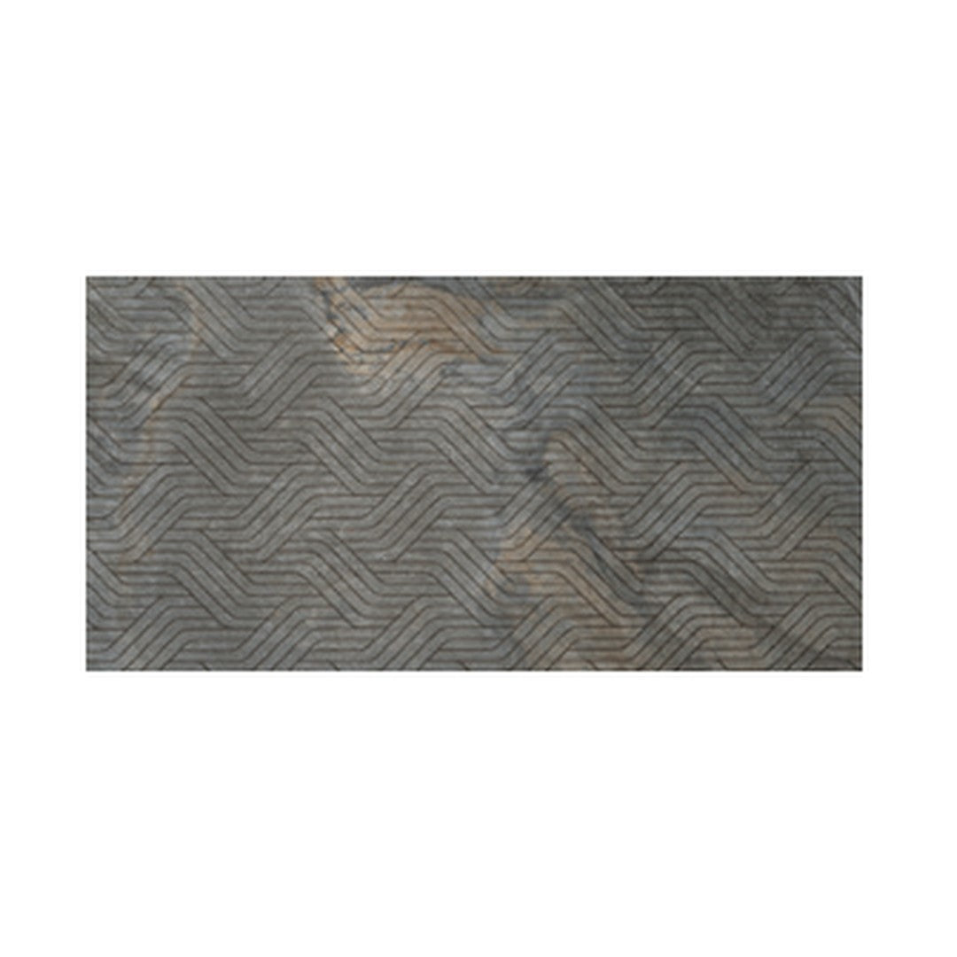 Del Conca USA Bergen 12" x 24" Rectified Porcelain Deco Geometrie Tile