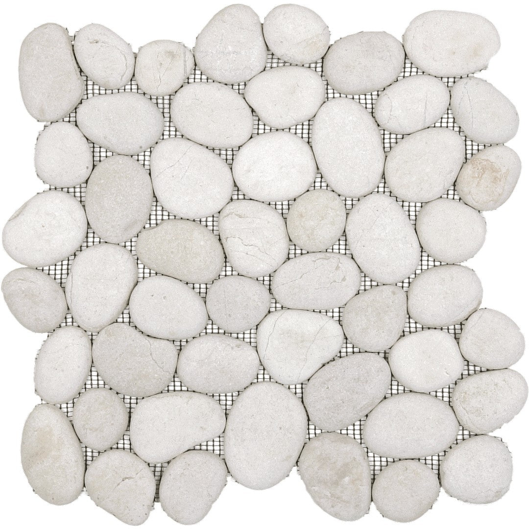 Bati Orient Bali 12" x 12" Rectified Matte Pebble Natural Stone Mosaic