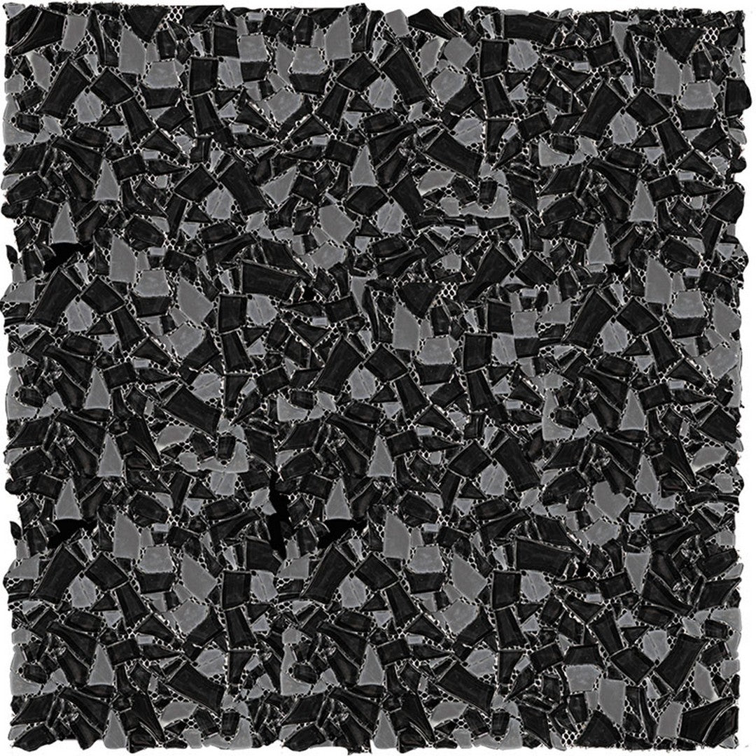 MiR Gems 11.2" x 11.2" Glass Pebble Mosaic