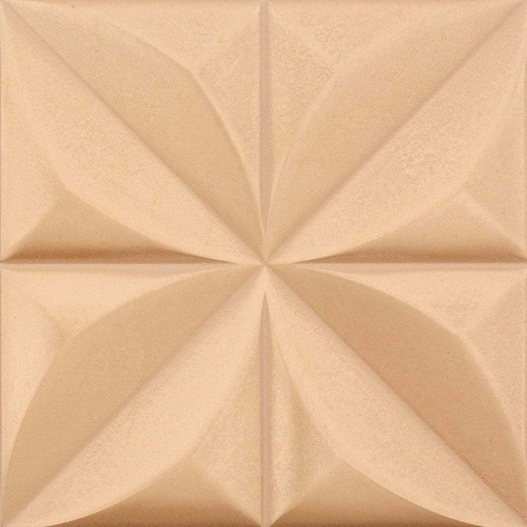 Marazzi GeoMetal 6" x 6" Satin Floret Metal Tile