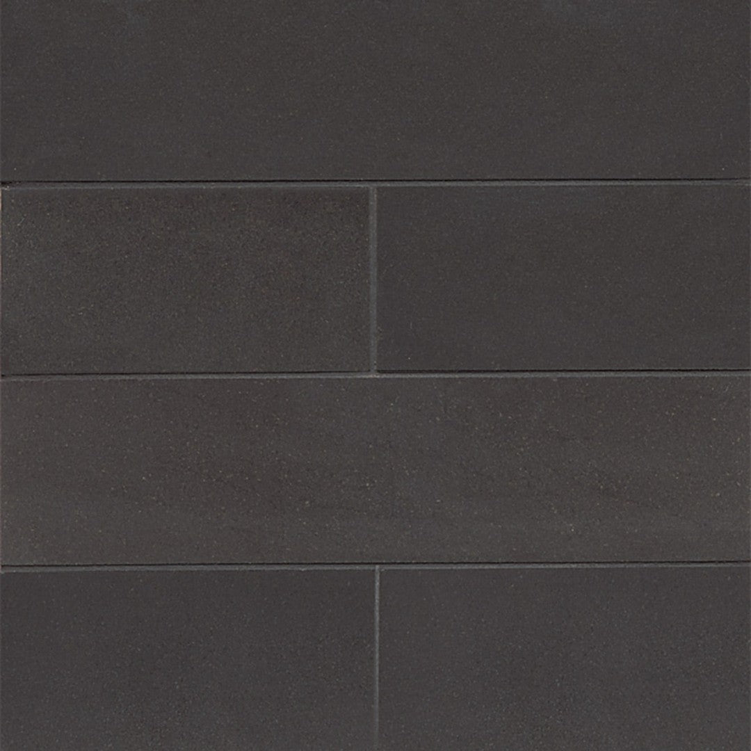 Bedrosians Granite Absolute Black 3" x 12" Honed Granite Tile