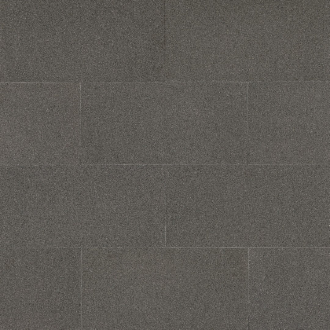 Bedrosians Granite Absolute Black 12" x 24" Flamed Granite Tile