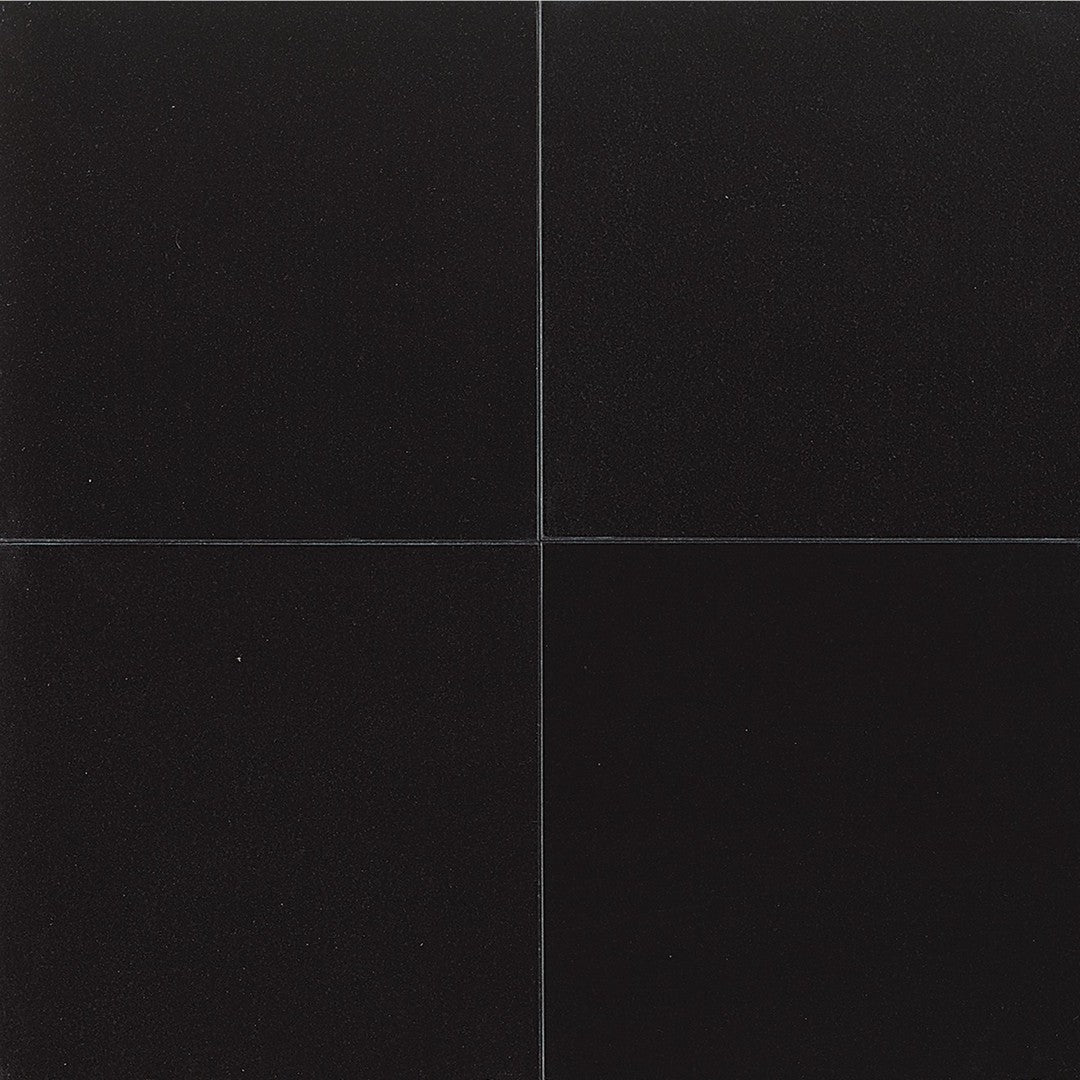 Bedrosians Granite Absolute Black 24" x 24" Polished Granite Tile
