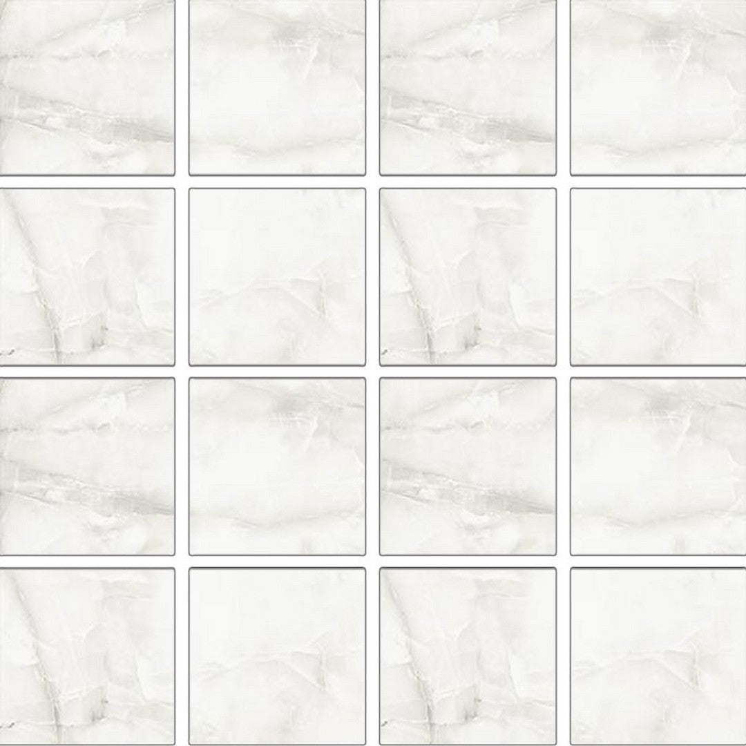Tesoro Asha Onice 12" x 12" Rectified Polished Porcelain 3" Mosaic