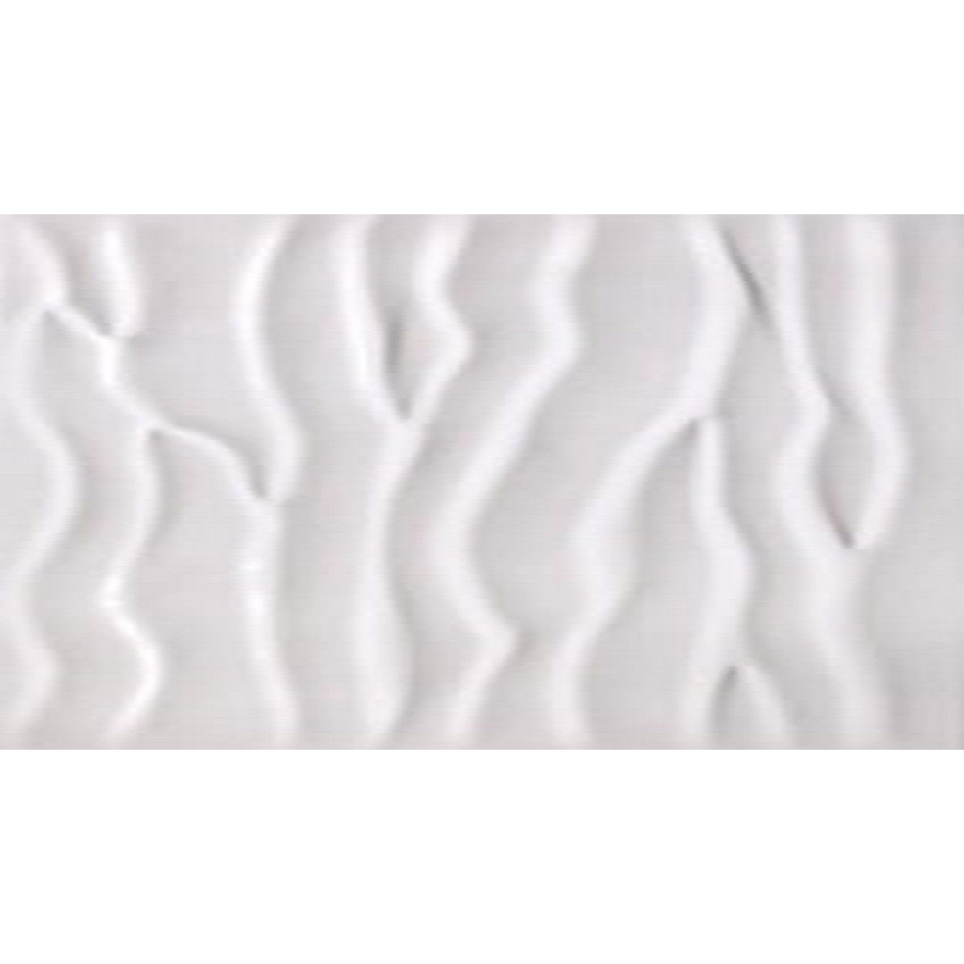 Happy Floors Glaciar 12" x 36" Rectified Glossy Ceramic Deco Wall Tile