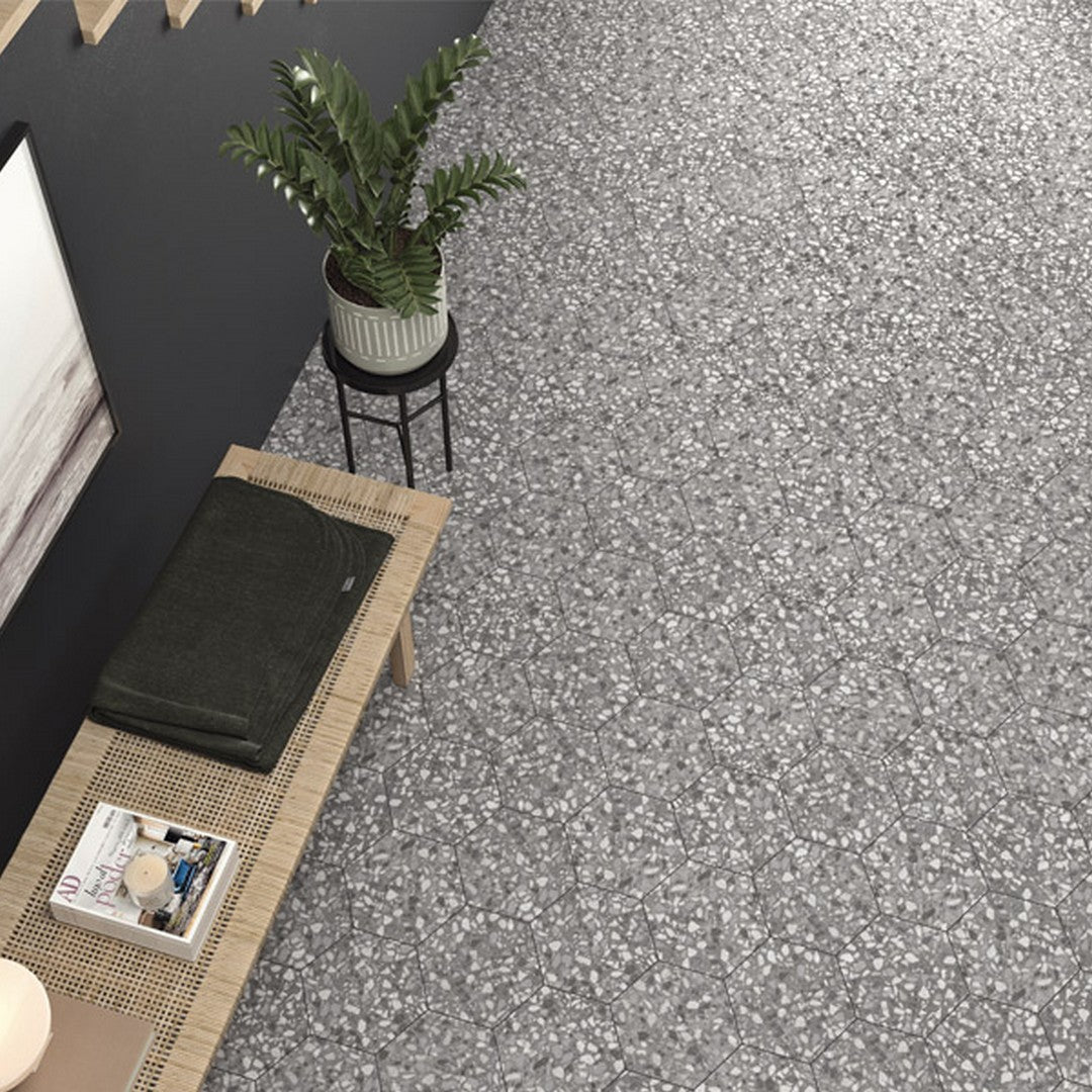 MiR-Hexa-9.05-x-10.63-Pressed-Porcelain-Tile-Matte-Terrazzo-Grey