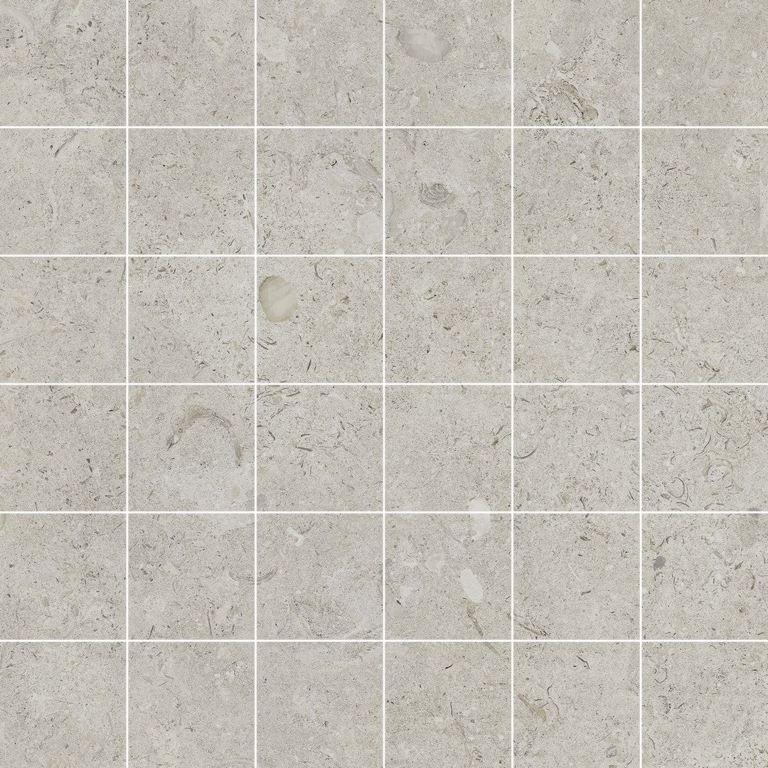 Happy Floors Coralina 12" x 12" Natural Porcelain 2" Mosaic