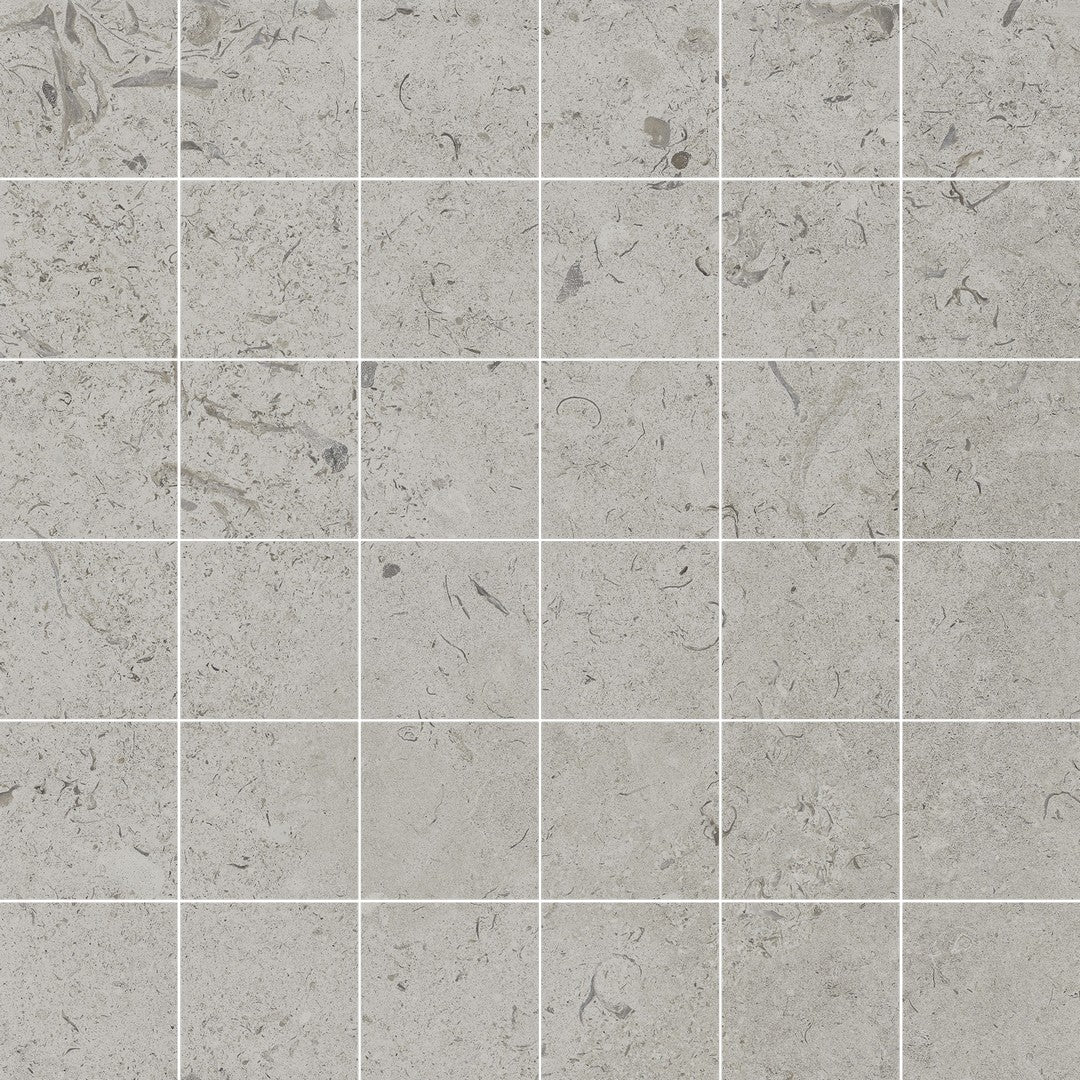 Happy Floors Coralina 12" x 12" Natural Porcelain 2" Mosaic