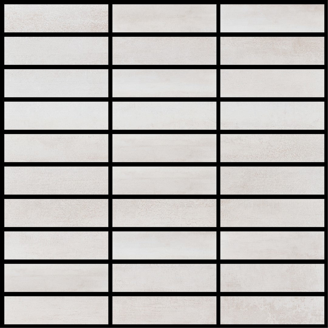 Happy Floors Contempo 12" x 12" Rectified Matte Porcelain Mosaic