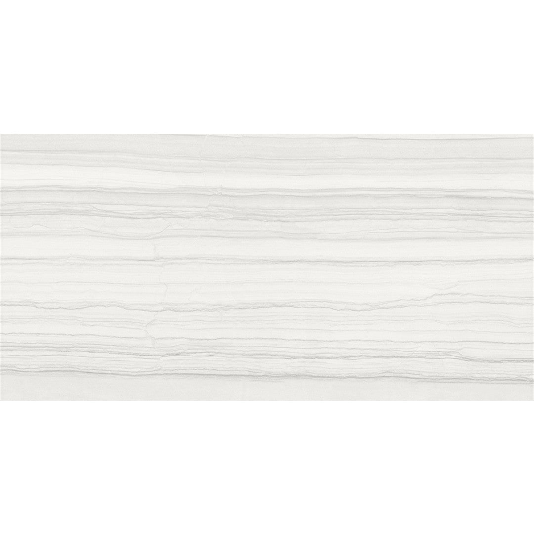 Happy Floors Silver 12" x 24" Rectified Natural Porcelain Tile