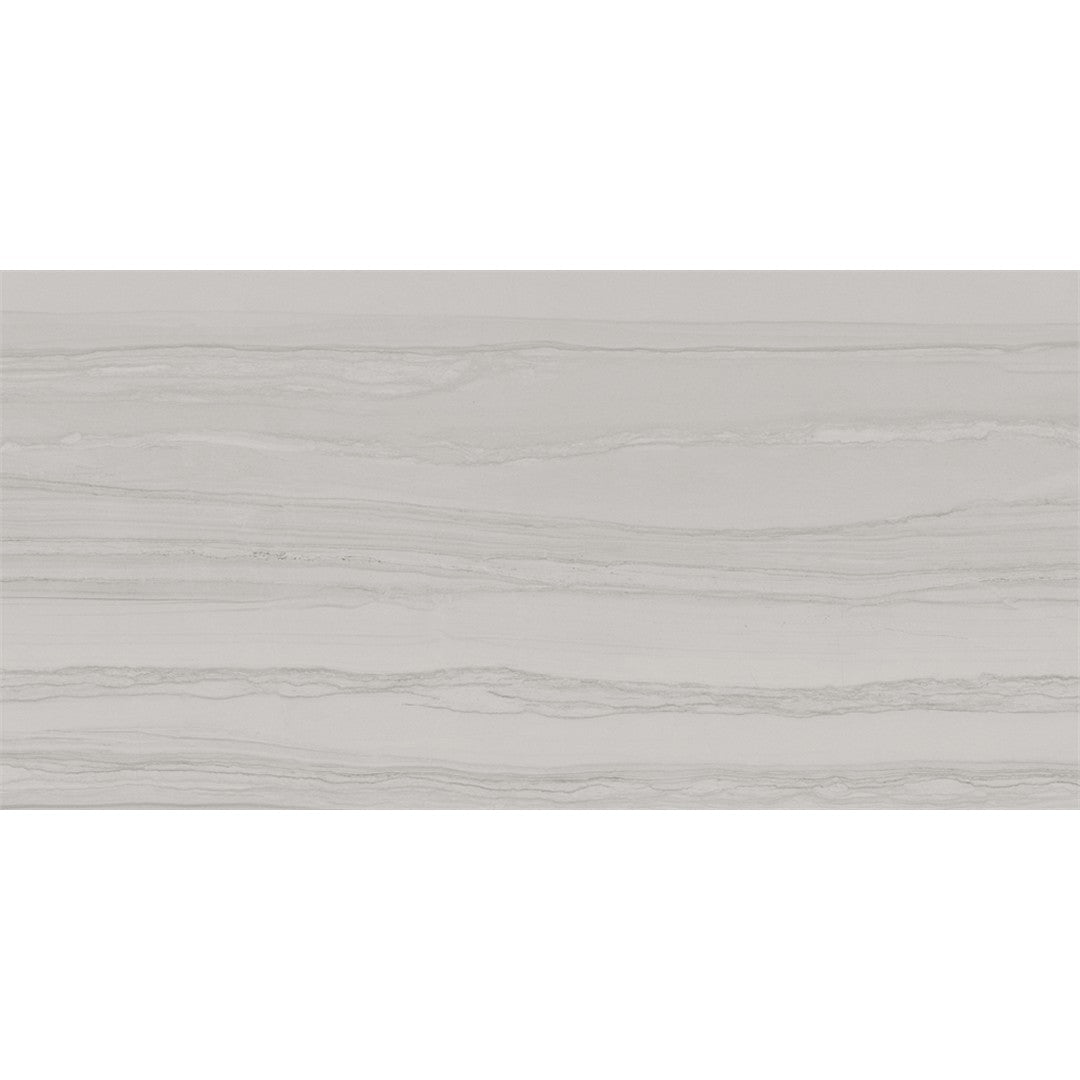 Happy Floors Silver 12" x 24" Rectified Natural Porcelain Tile