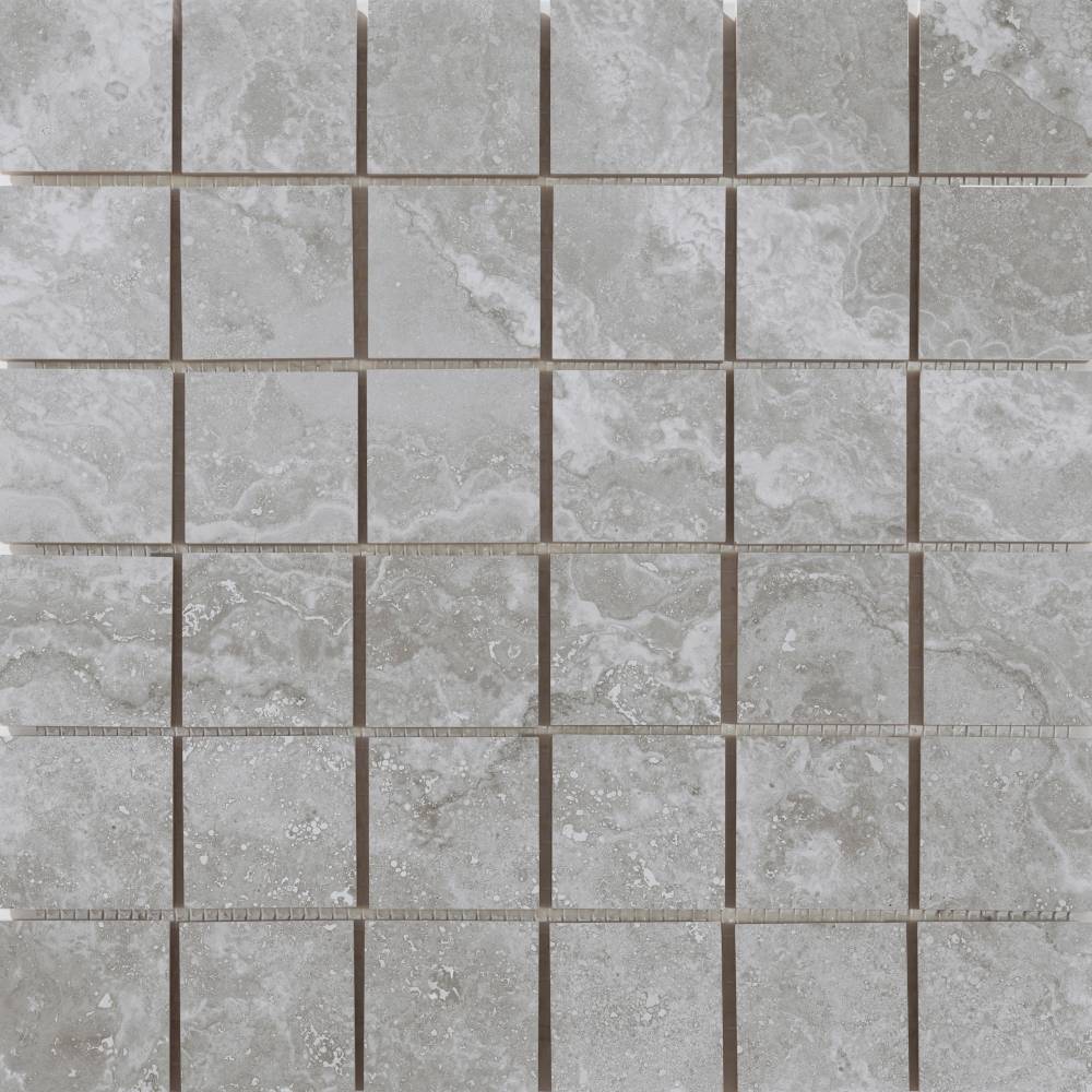 Happy Floors Cipriani 12" x 12" Pressed Natural Porcelain 2" Mosaic