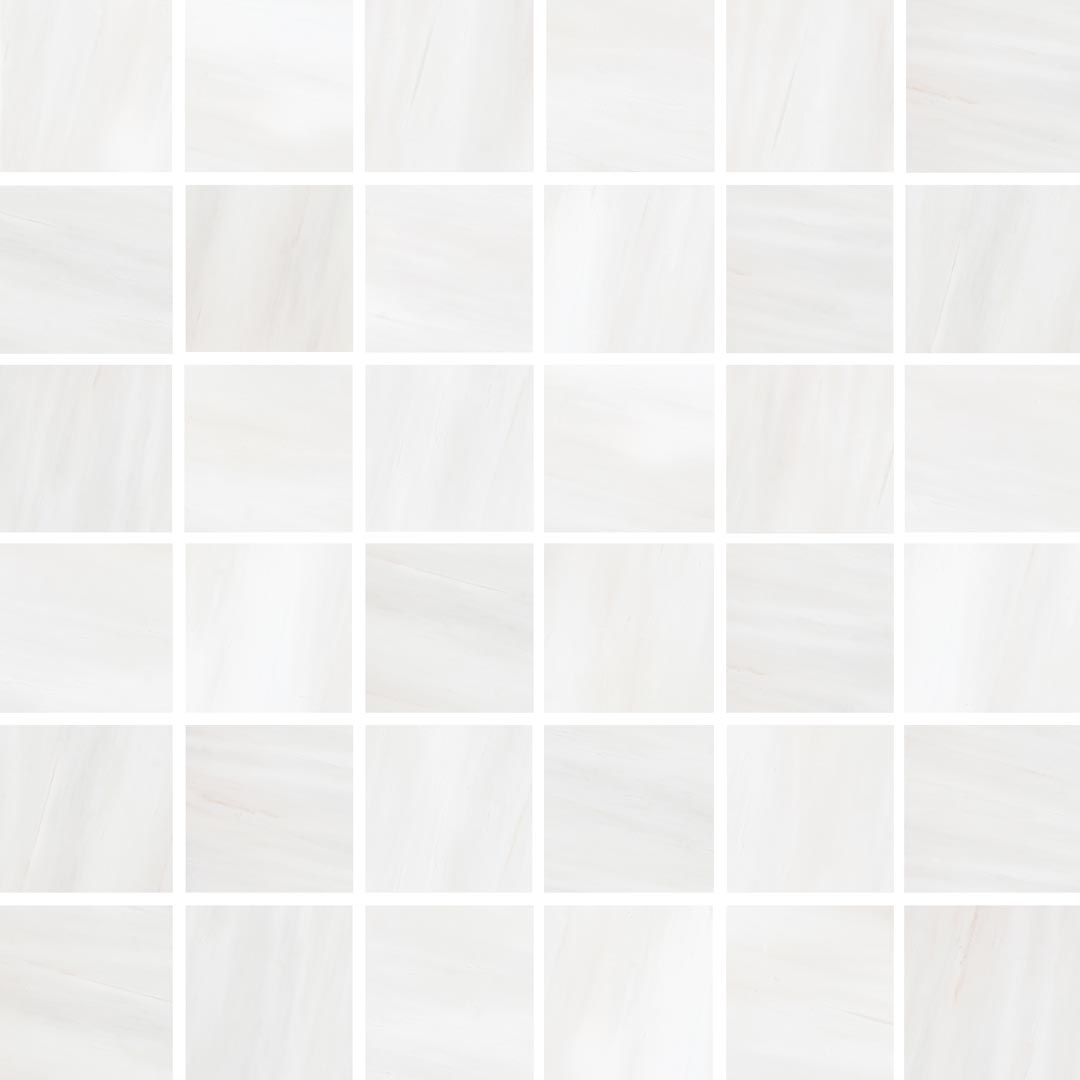 Happy Floors Dolomite 12" x 12" Polished Porcelain 2" Mosaic