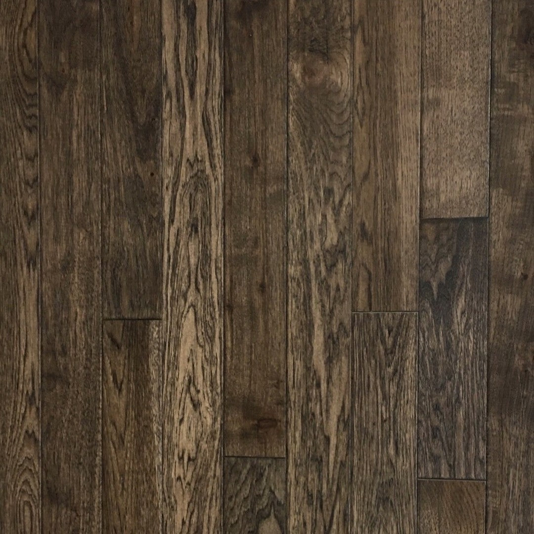Hawa Hickory Flooring 3.75" Wire Brushed Hardwood Plank