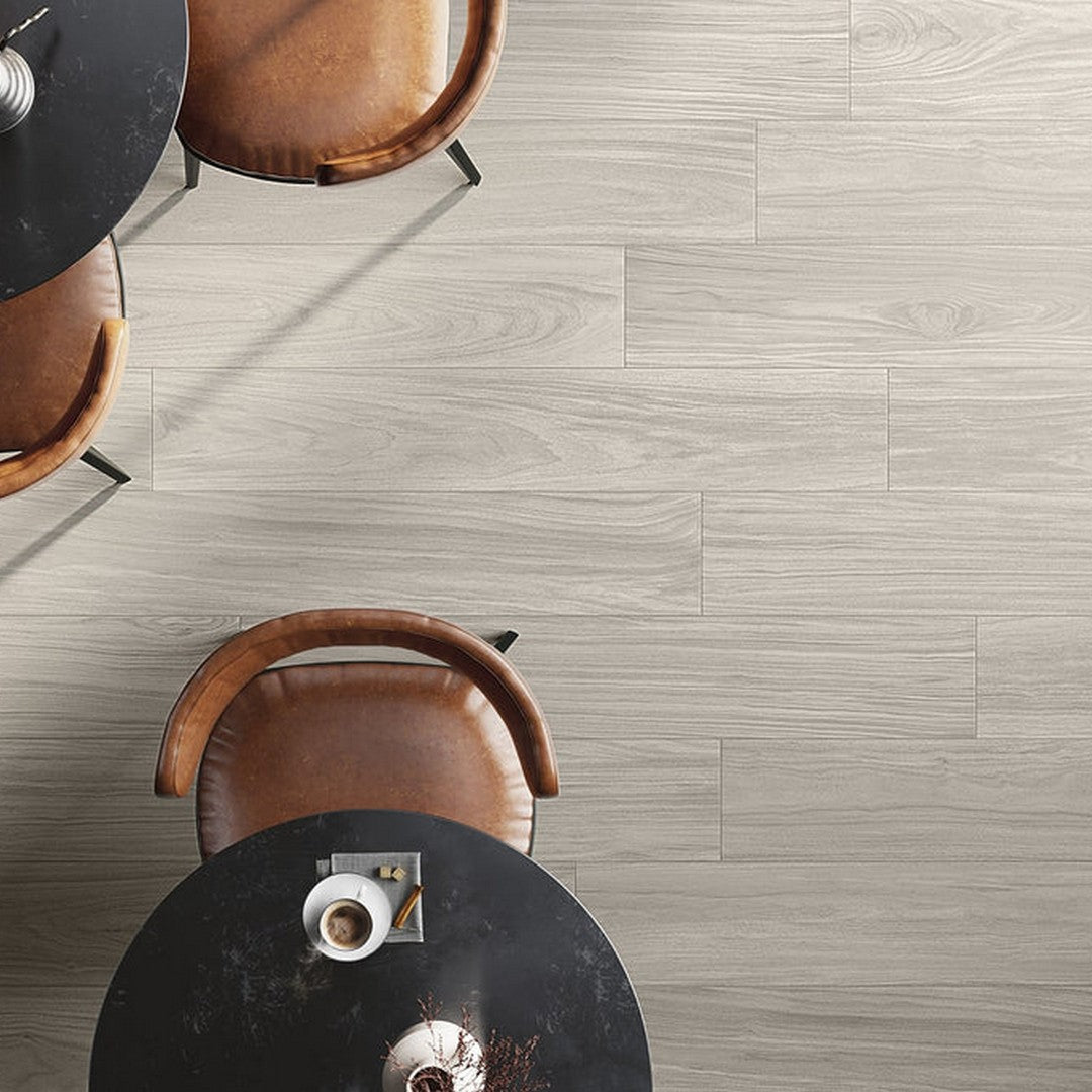 Del-Conca-USA-Woodland-8"-x-48"-Rectified-Porcelain-Tile-Gray