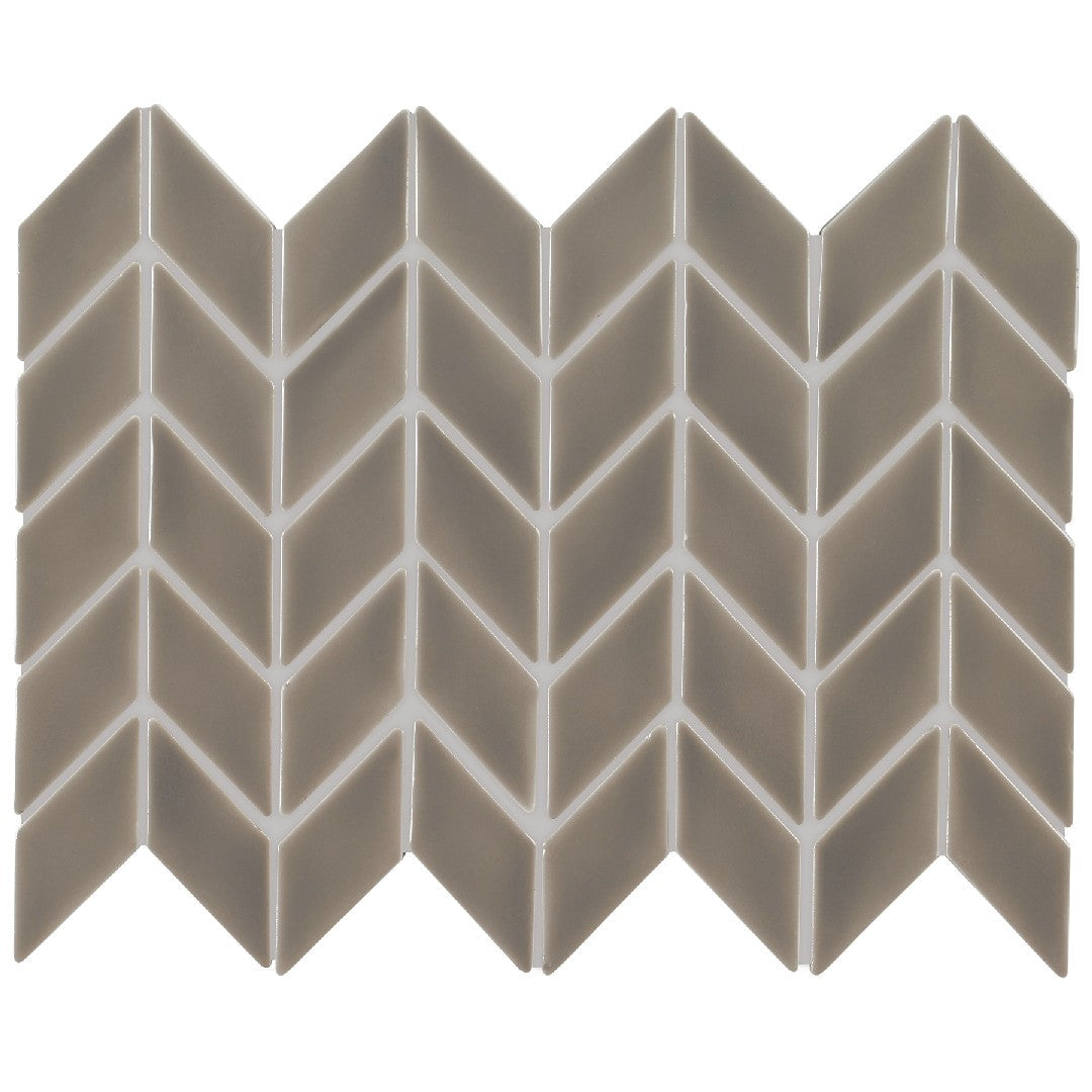 Crossville Handwritten 12" x 12" Gloss Ceramic Diamond Mosaic