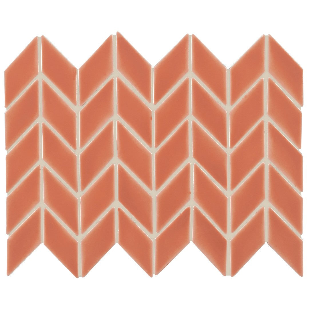 Crossville Handwritten 12" x 12" Gloss Ceramic Diamond Mosaic