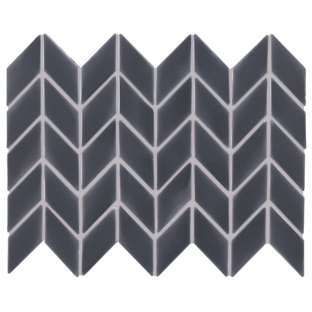 Crossville Handwritten 12" x 12" Gloss Ceramic Diamond Mosaic