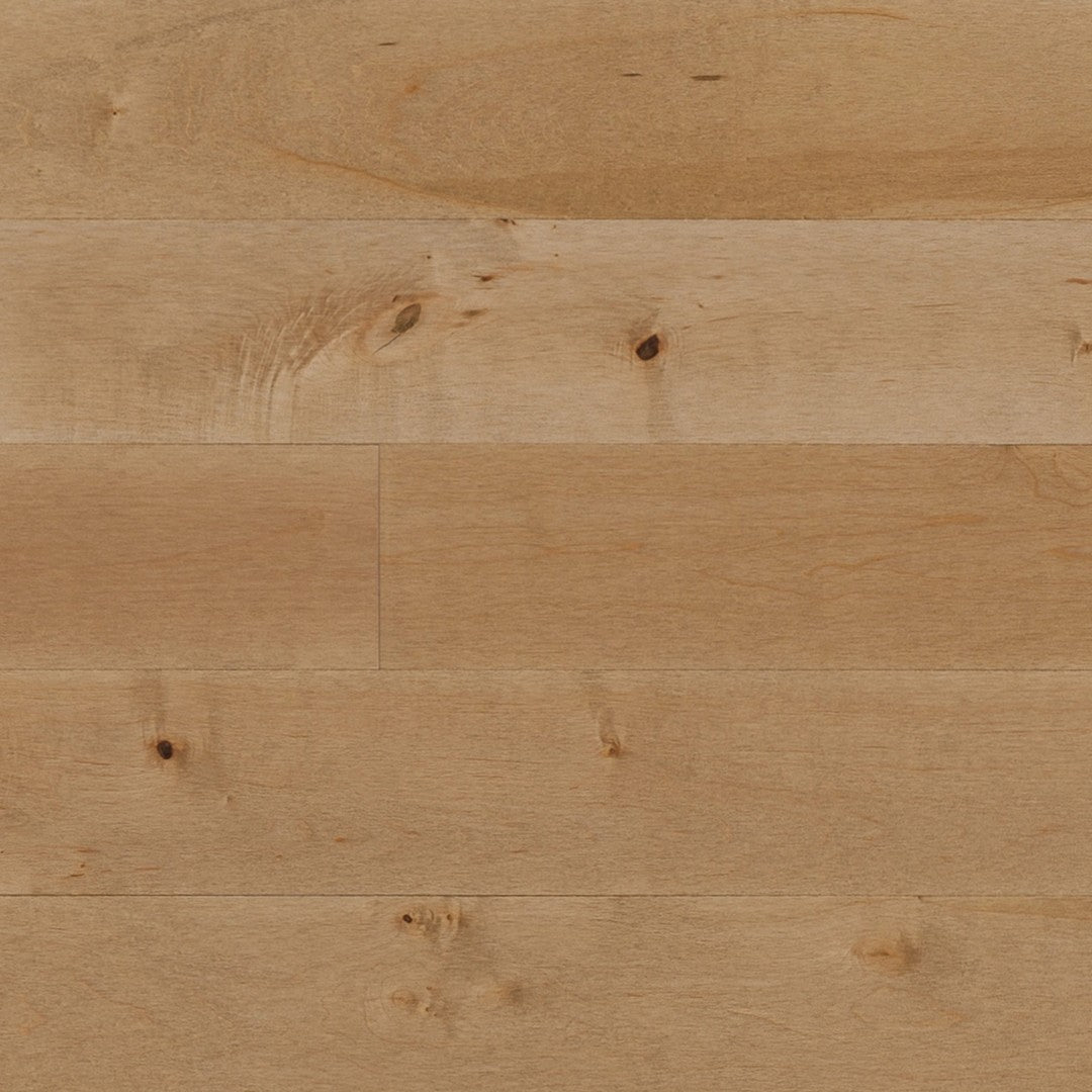 Mercier Design+ Engineered 6.5" Authentic Hard Maple Matte 19mm Hardwood Plank