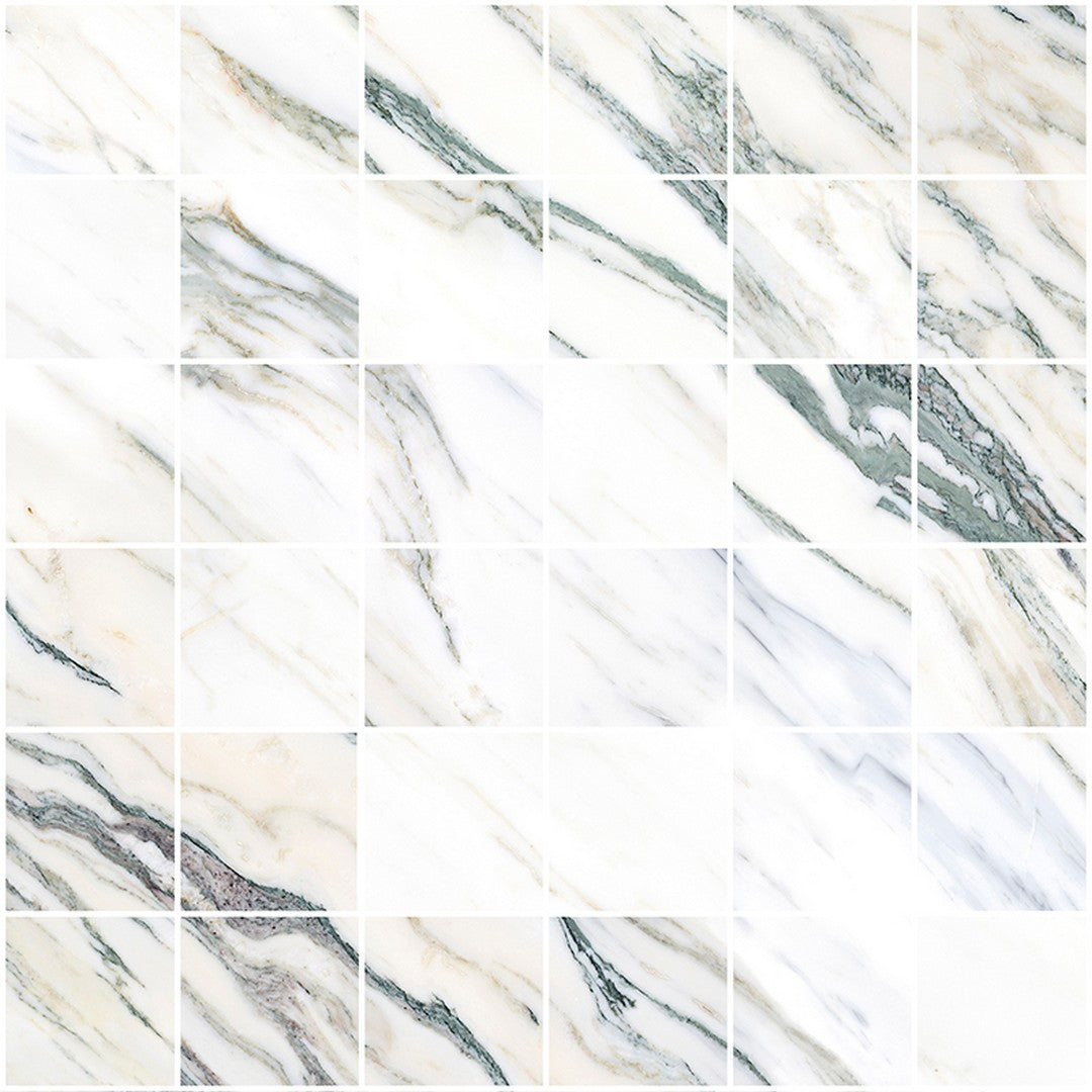 MiR Imperial 12" x 12" Rectified Polished Porcelain 2" Mosaic