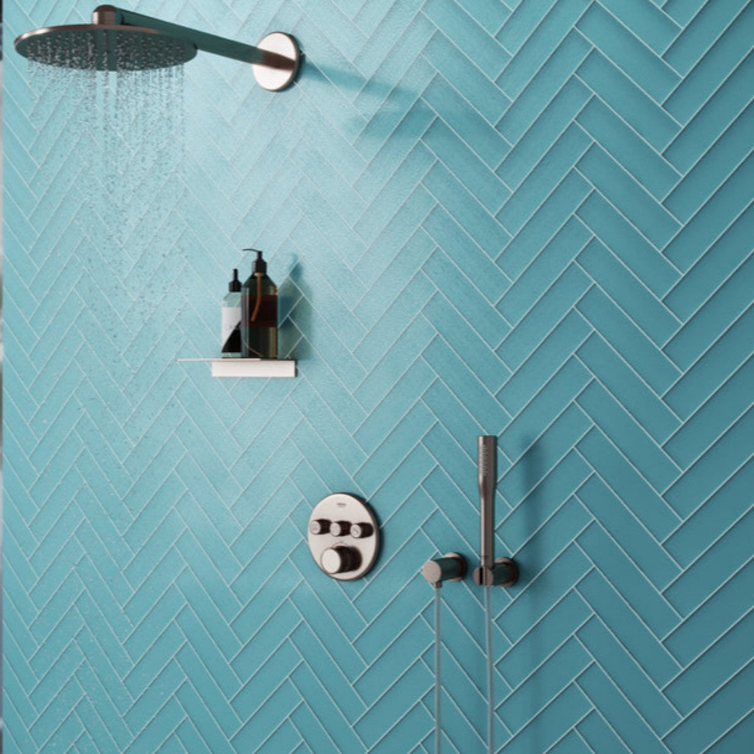 Island Stone-Cascade-2-x-8-Gloss-Textured-Glass-Tile-Azure