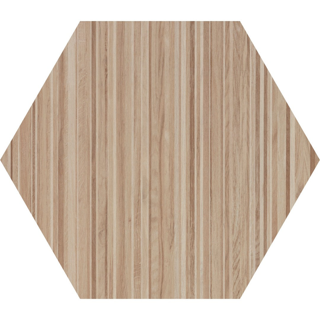Tesoro Oasis 9.25" x 9.25" Rectified Matte Porcelain Wood Tile