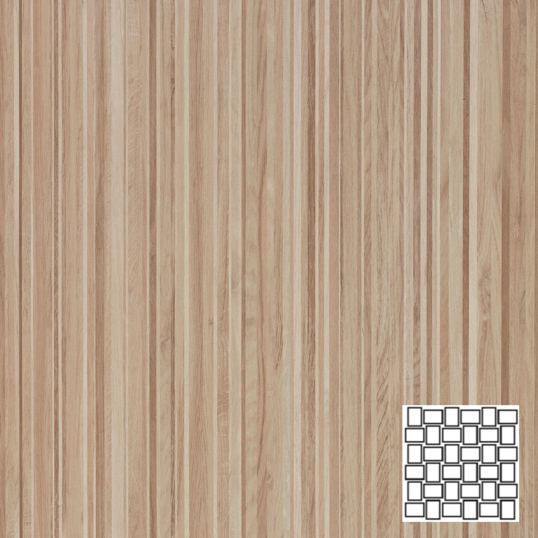 Tesoro Oasis 11.75" x 11.75" Rectified Matte Intreccio Porcelain Mosaic