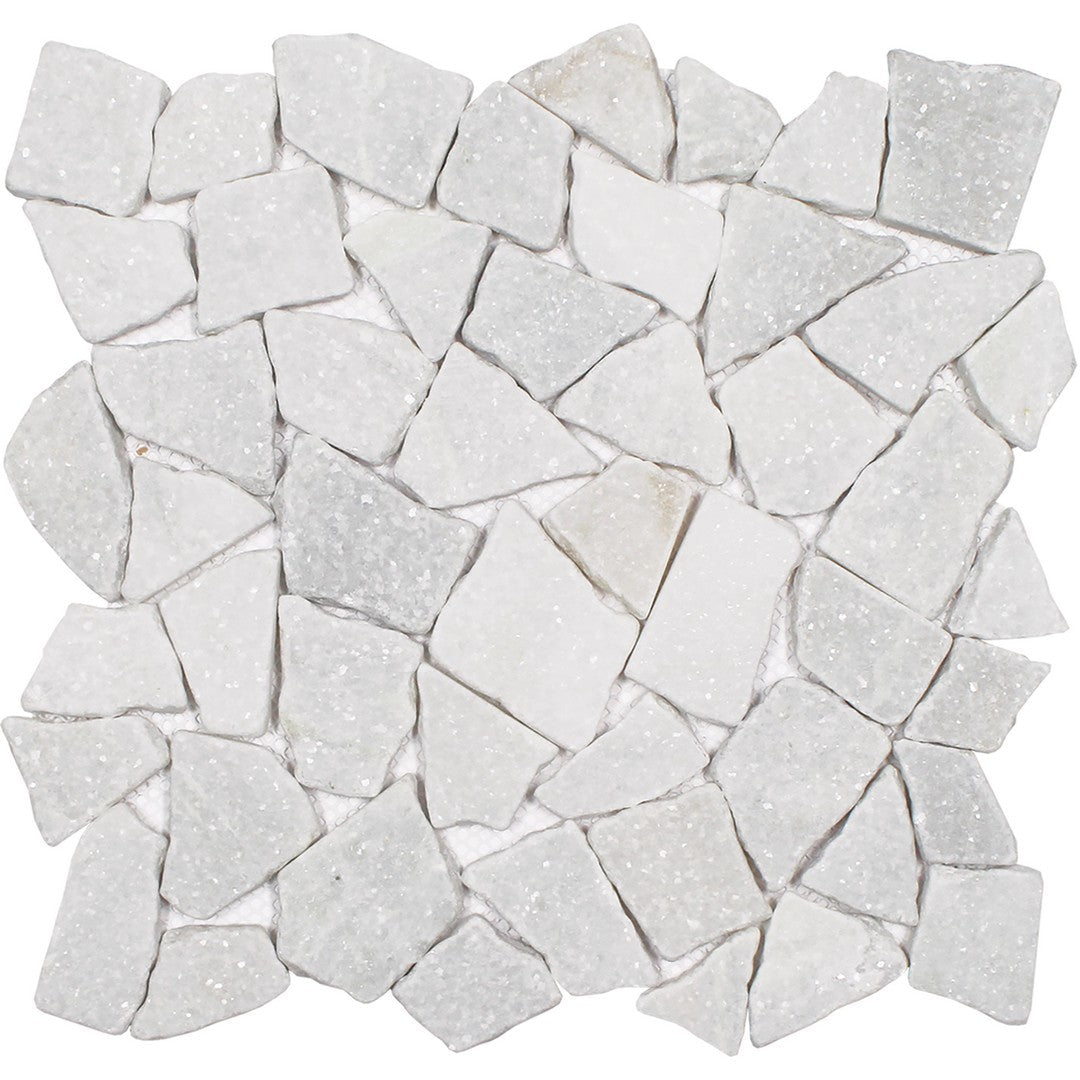 Tesoro Ocean Stones 11.75" x 12.5" Natural Stone Fit Mosaic
