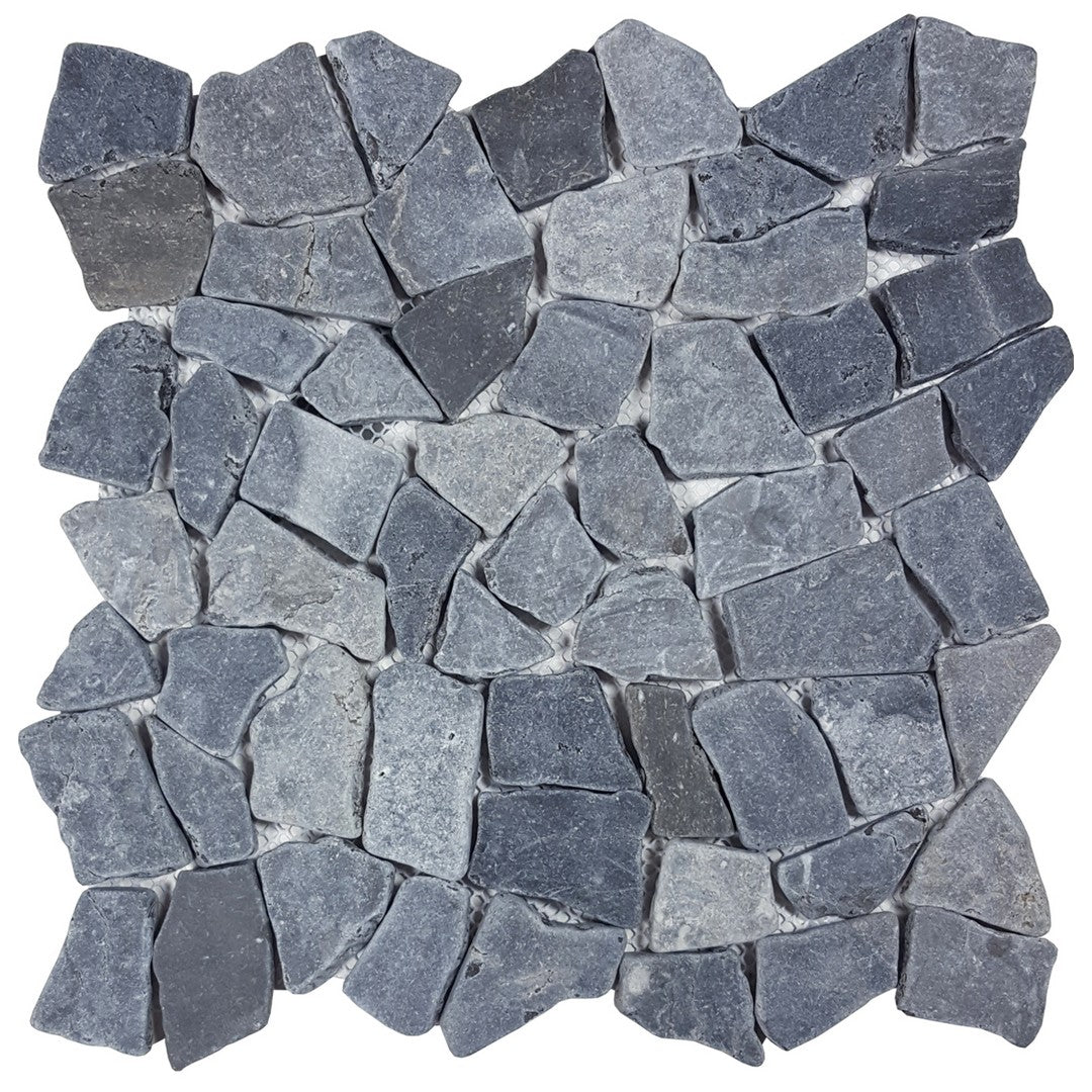 Tesoro Ocean Stones 11.25" x 11.25" Natural Stone Tumbled Mosaic