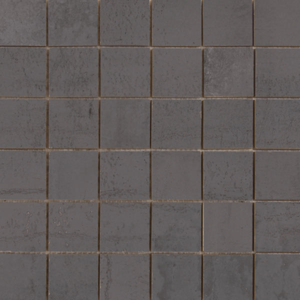 Happy Floors Iron 12" x 12" Natural Porcelain 2" Mosaic