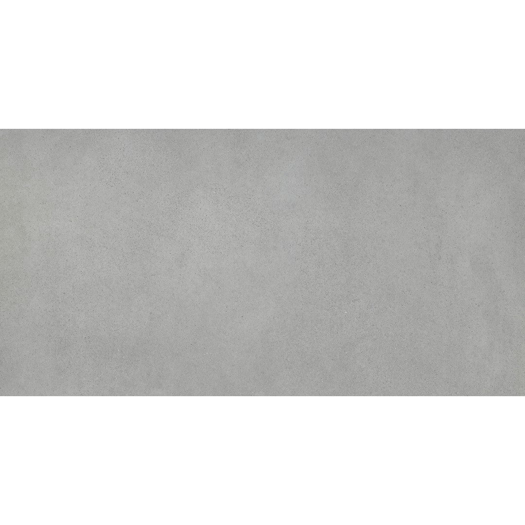 Emser Concrete Look Porcelain TIle in Silver Color and 12x24 Size