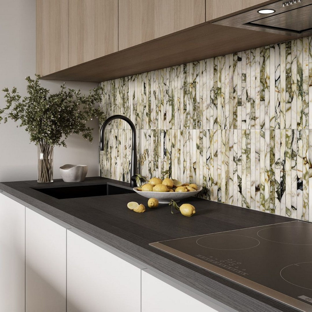 Jeffrey-Court-Marmo-Viaggio-11.75-x-11.75-Honed-Proper-Pillar-Marble-Mosaic-Calacatta-Verde