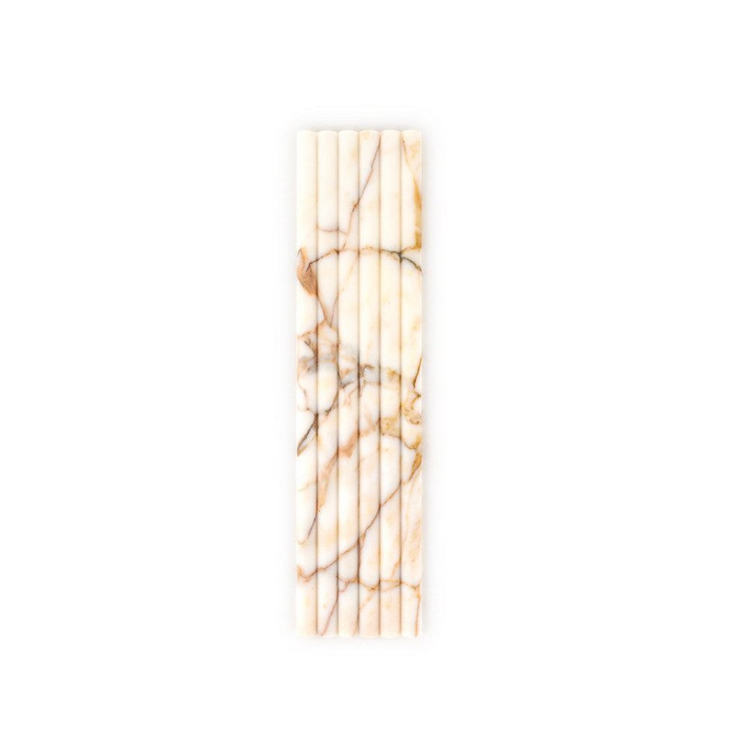 Jeffrey-Court-Marmo-Viaggio-6-x-24-Honed-Fluted-Marble-Tile-Afyon-Gold