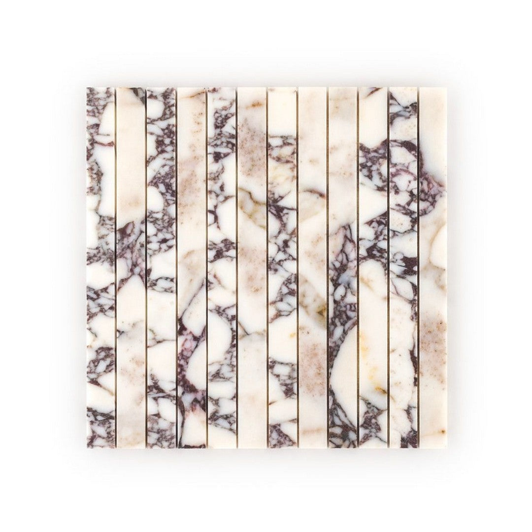 Jeffrey Court Marmo Viaggio 11.75" x 11.75" Honed Proper Pillar Marble Mosaic
