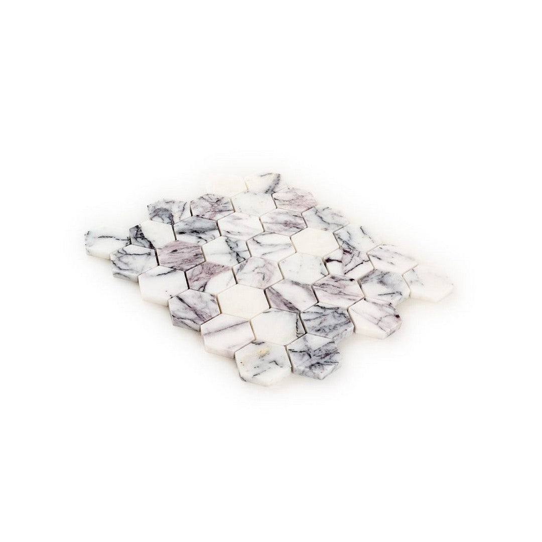 Jeffrey-Court-Marmo-Viaggio-10.25-x-11.63-Honed-2-Hexagon-Marble-Mosaic-Lilac