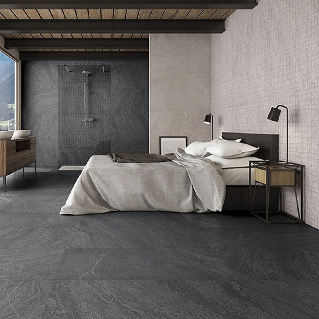 MiR-Jumanji-12-x-48-Textured-Porcelain-Tile-JUM-BLK-1248