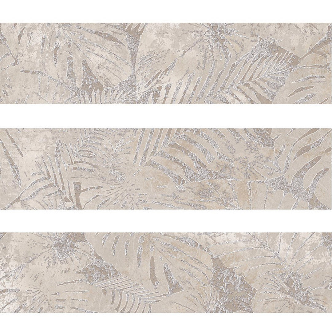 MiR Jumanji 12" x 48" Rectified Textured Porcelain Tropic Deco Tile